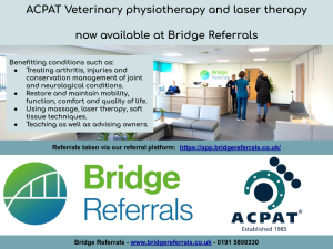 ACPAT Bridge Referrals